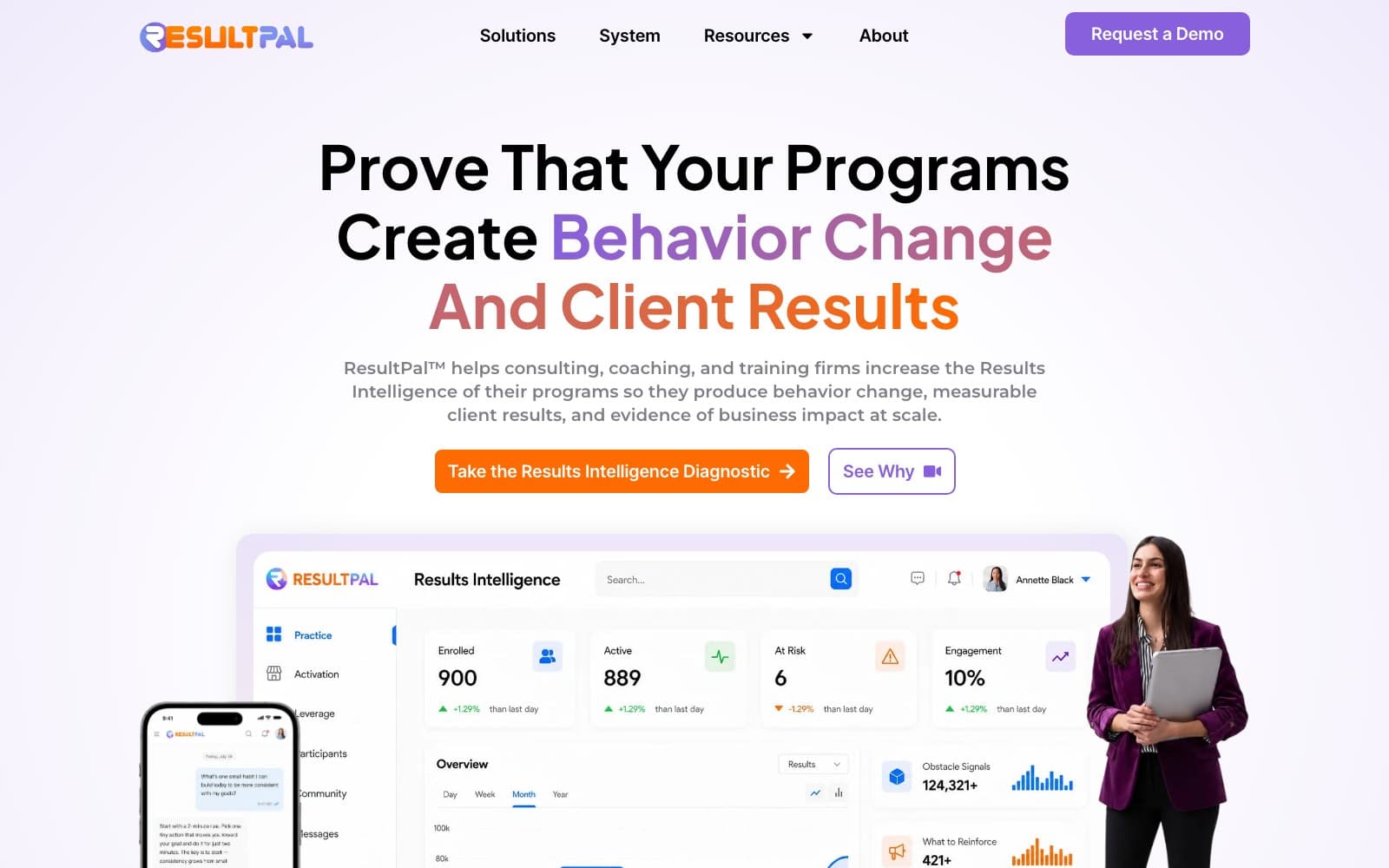 ResultPal website screenshot